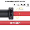 RitKeep 7ft Red Olympic Barbell