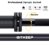 RitKeep 7ft Black Olympic Barbell