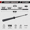 RitKeep 7ft Black Olympic Barbell