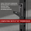 2"x2" J Hooks Attachment For Power Rack (Pair)