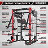 RitKeep PMAX 4750 Dual Plate Loaded Multi Functional Smith Machine