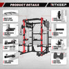 RitKeep PMAX 4750 Dual Plate Loaded Multi Functional Smith Machine