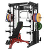 PMAX 5600 Smith Exercise Machine Trainer Pro Complete Home Gym Package