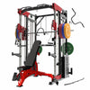 RitKeep PMAX-5600 340 LB Color Weight Plate Smith Machine Trainer Pro Home Gym Package