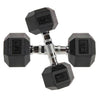 15 lb Rubber Dumbbells Sets