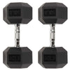 50 lb Rubberised Dumbbells